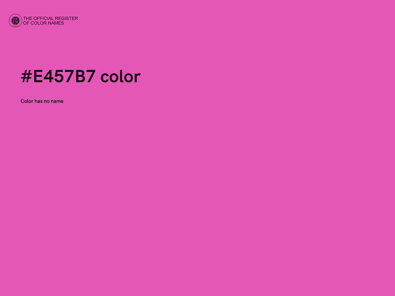 #E457B7 color image