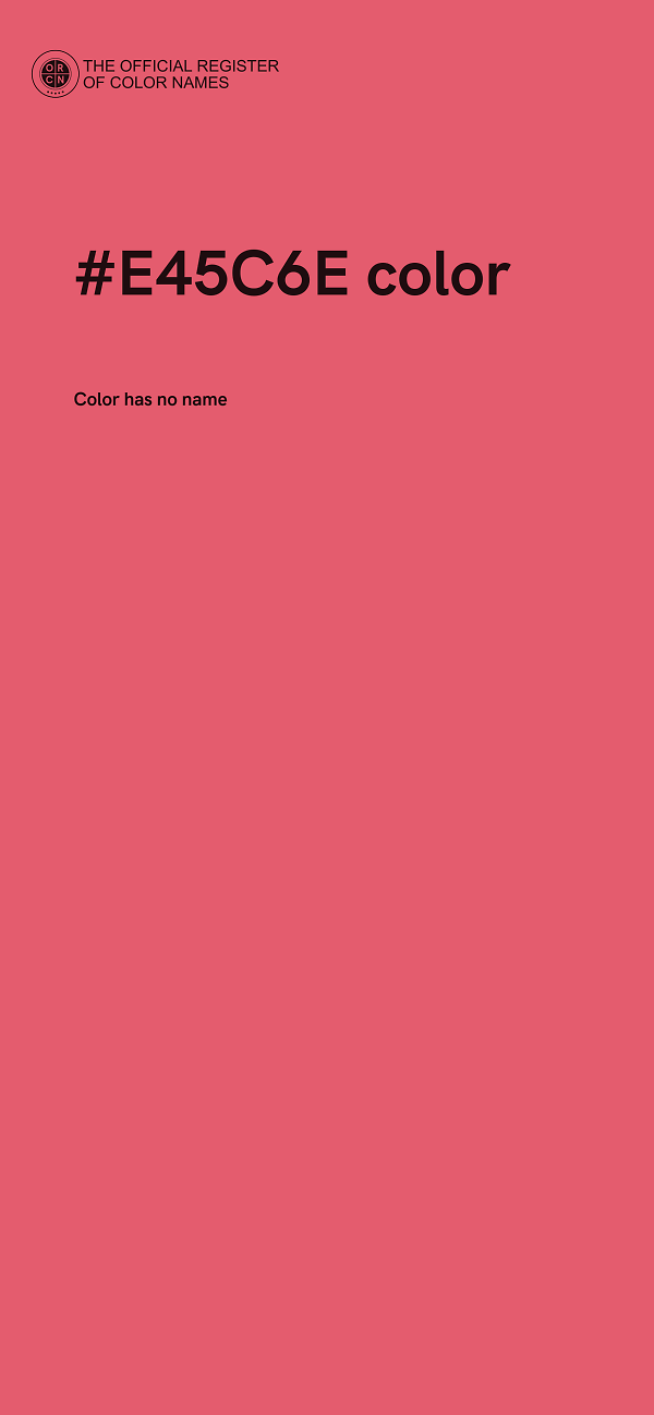 #E45C6E color image