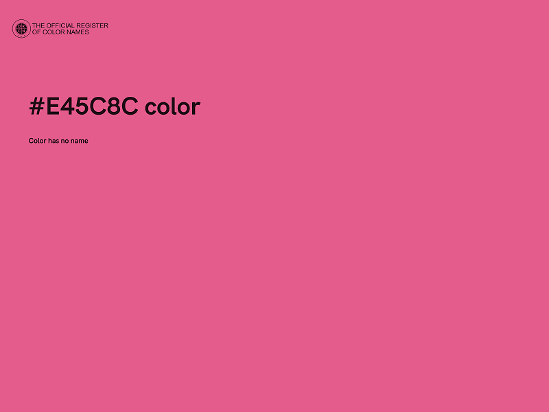 #E45C8C color image