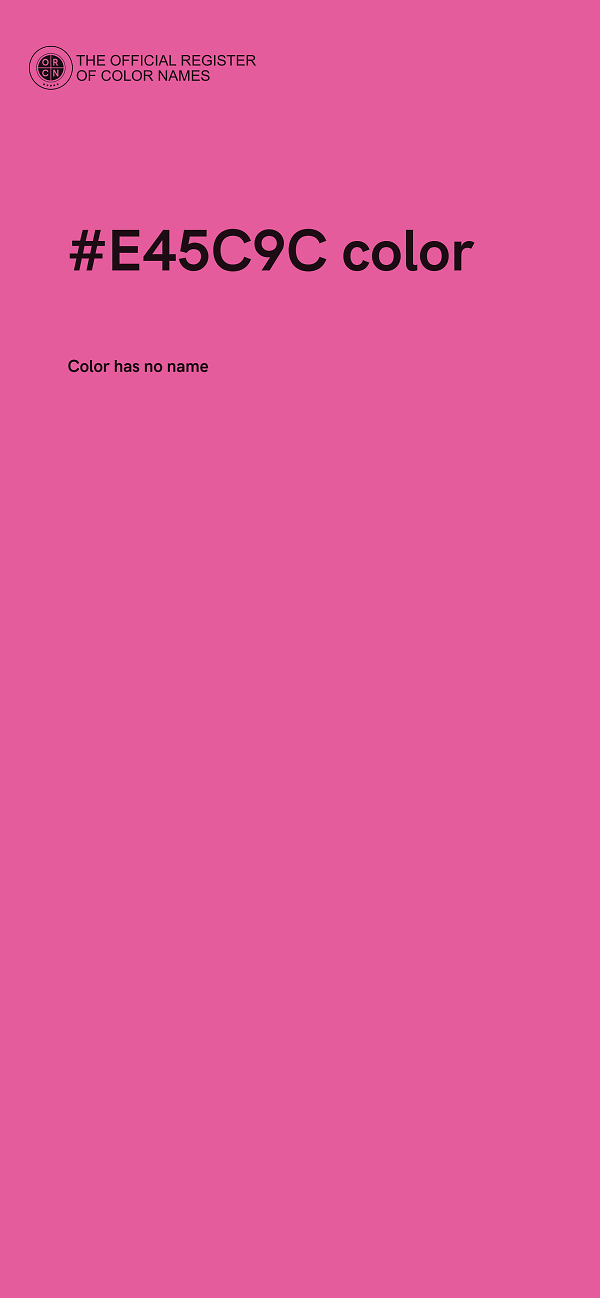 #E45C9C color image