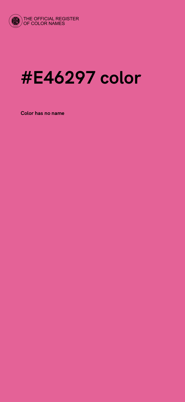 #E46297 color image