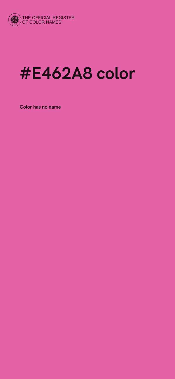 #E462A8 color image