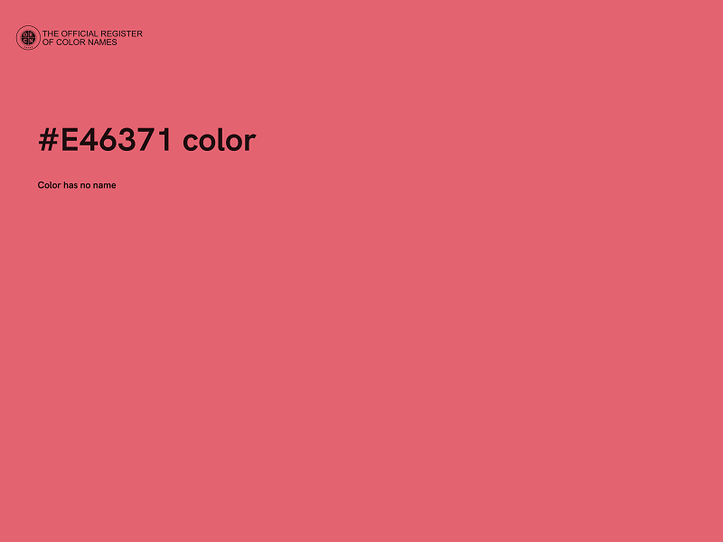 #E46371 color image