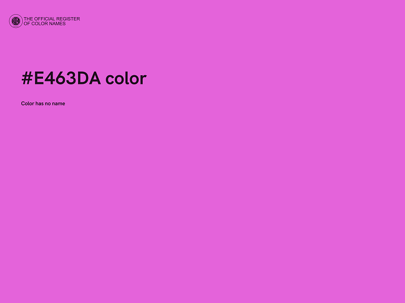 #E463DA color image