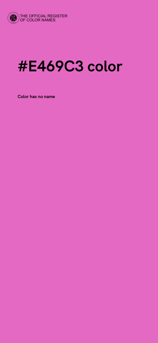 #E469C3 color image