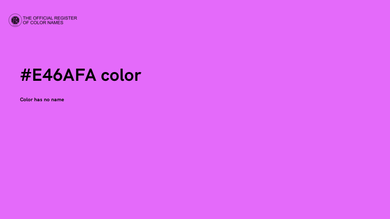 #E46AFA color image
