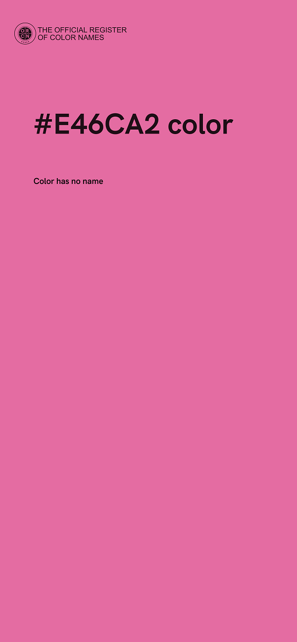 #E46CA2 color image