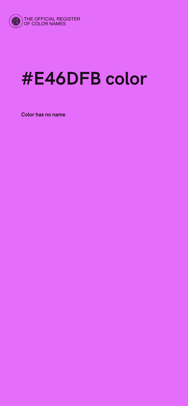#E46DFB color image