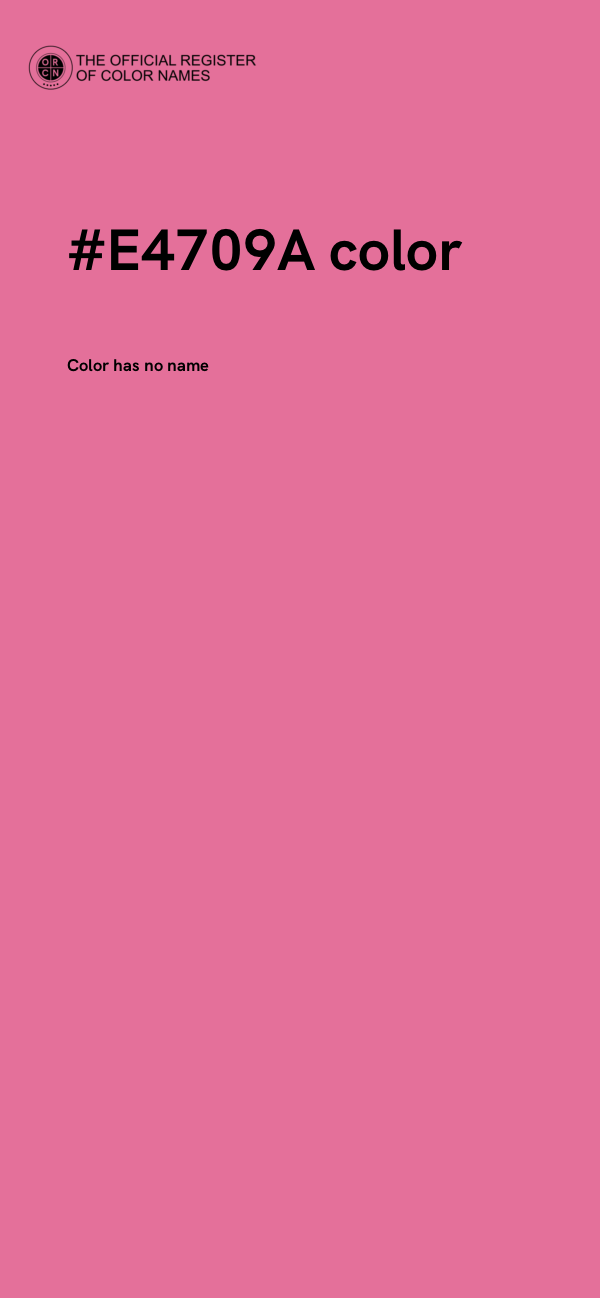 #E4709A color image