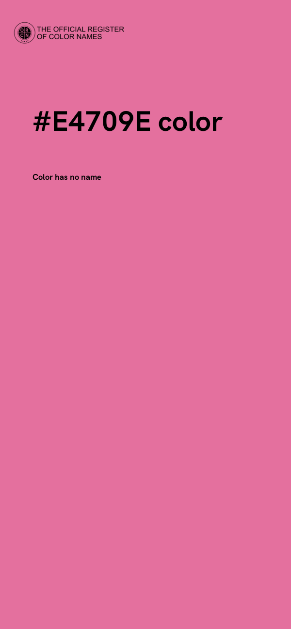 #E4709E color image