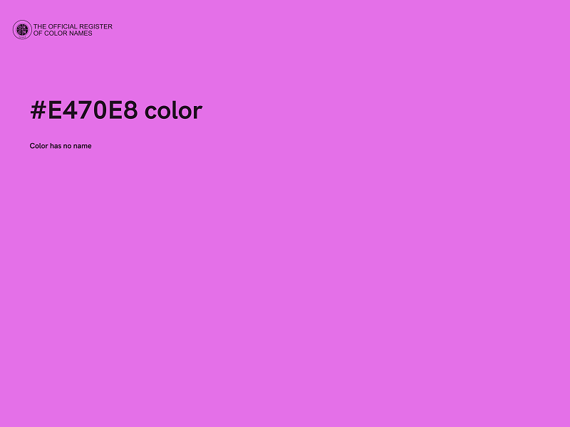 #E470E8 color image