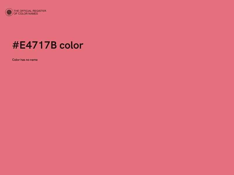 #E4717B color image