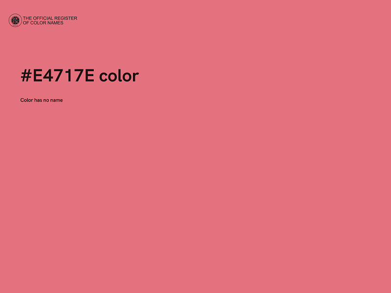 #E4717E color image