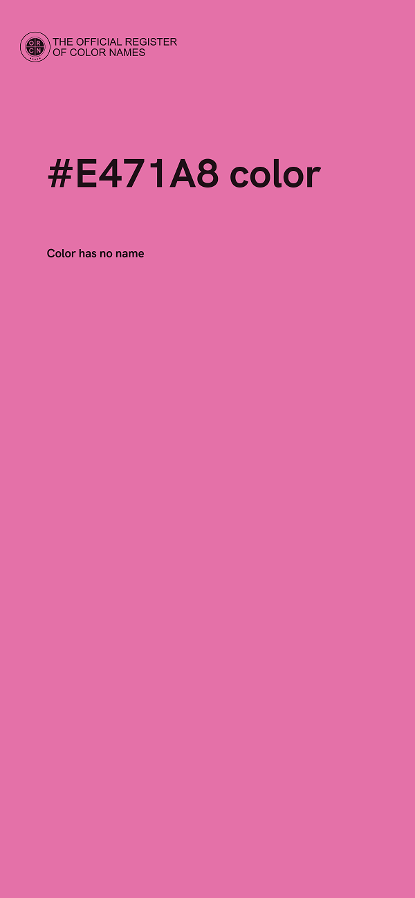 #E471A8 color image
