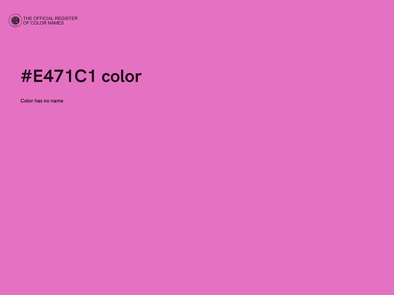 #E471C1 color image