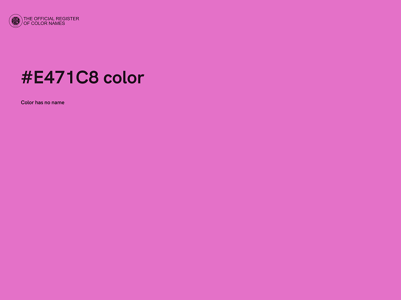 #E471C8 color image