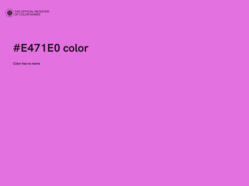 #E471E0 color image