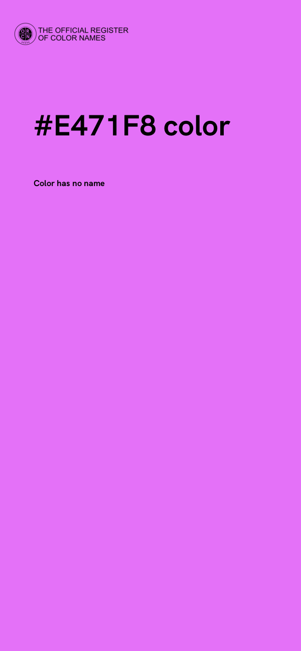 #E471F8 color image