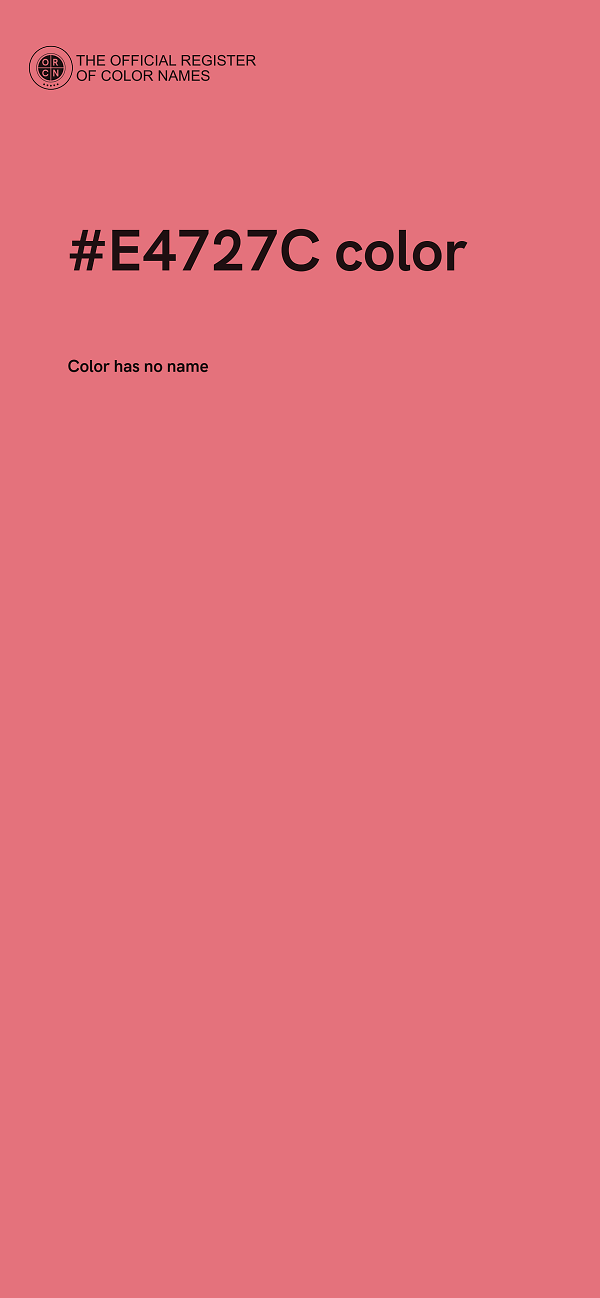 #E4727C color image