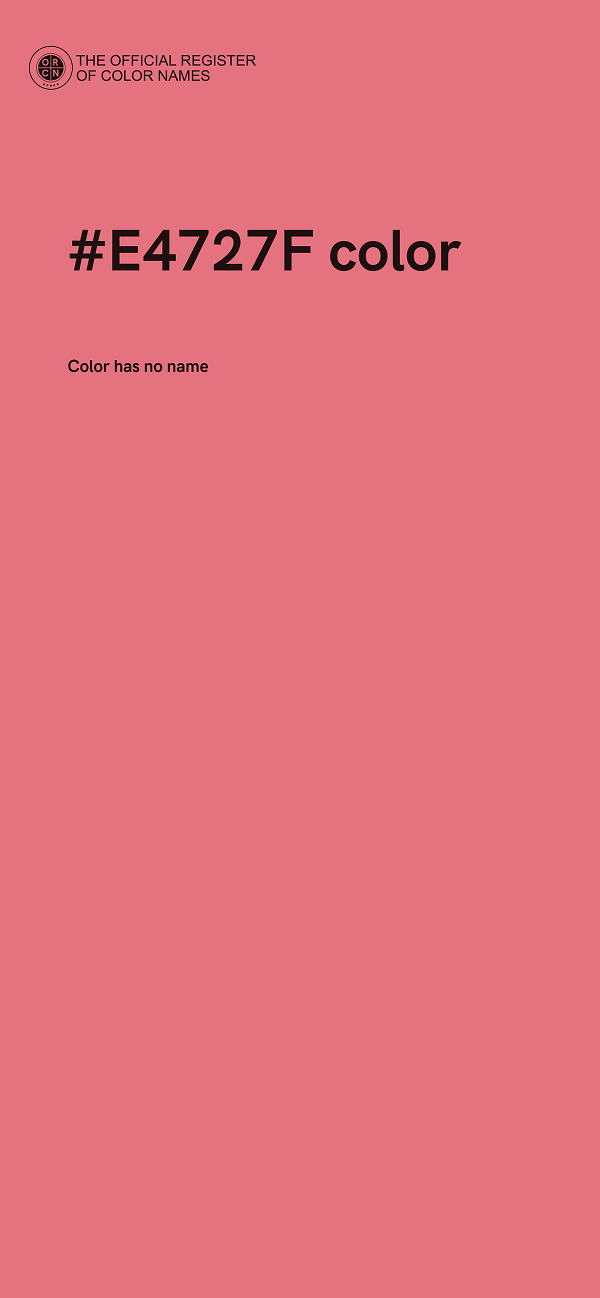 #E4727F color image