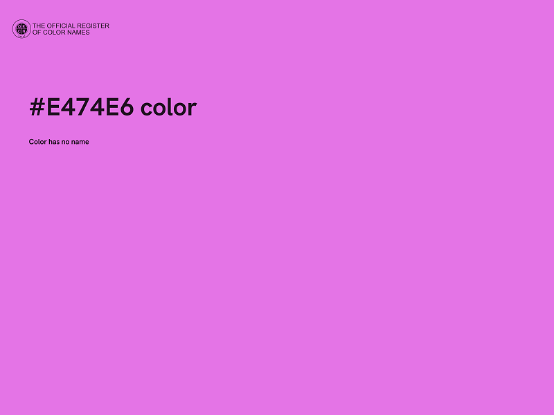 #E474E6 color image