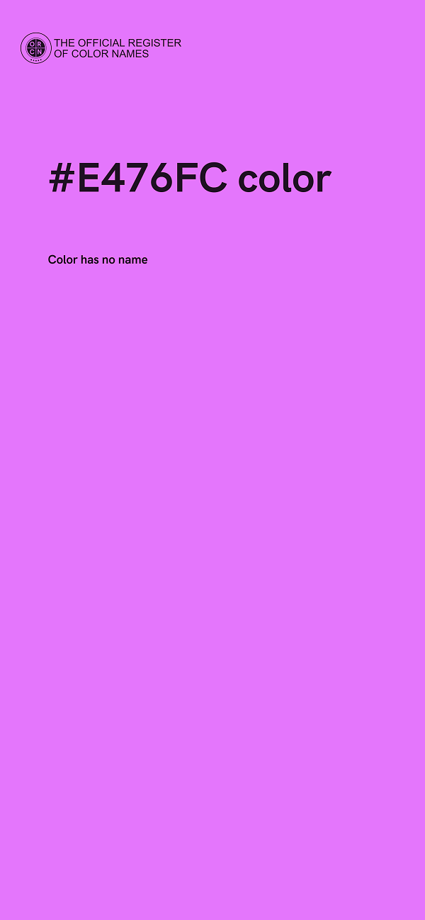 #E476FC color image