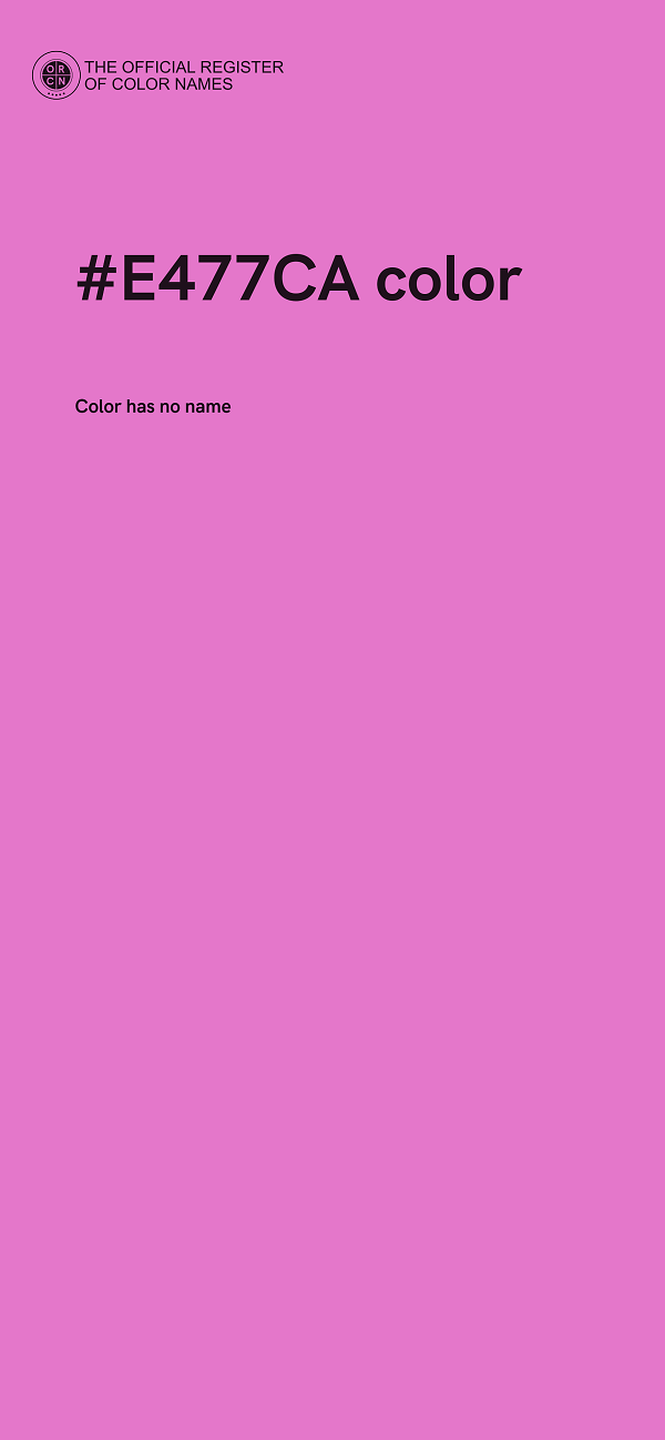 #E477CA color image
