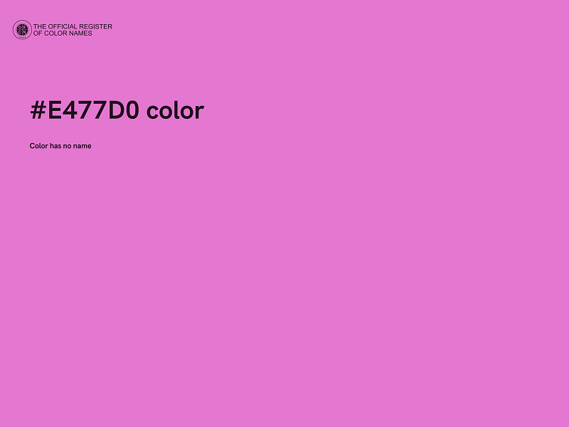 #E477D0 color image