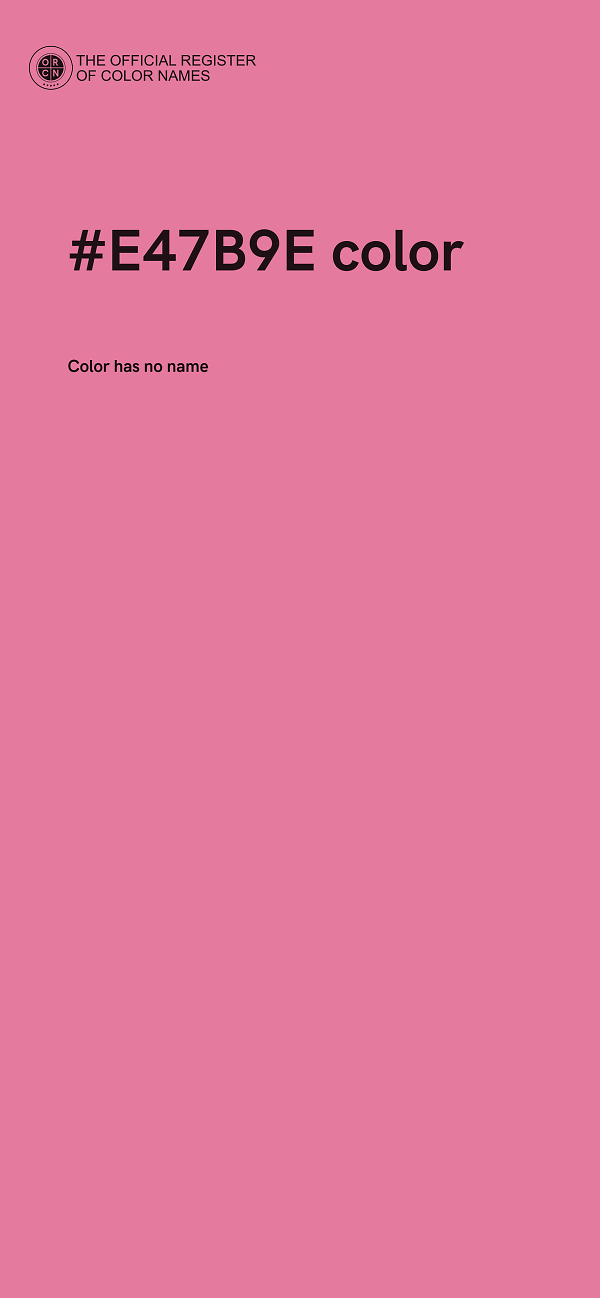 #E47B9E color image