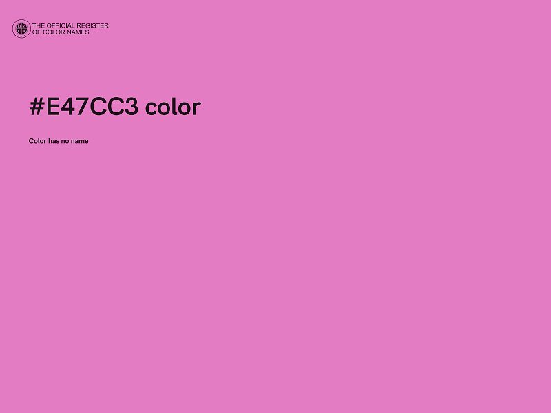 #E47CC3 color image