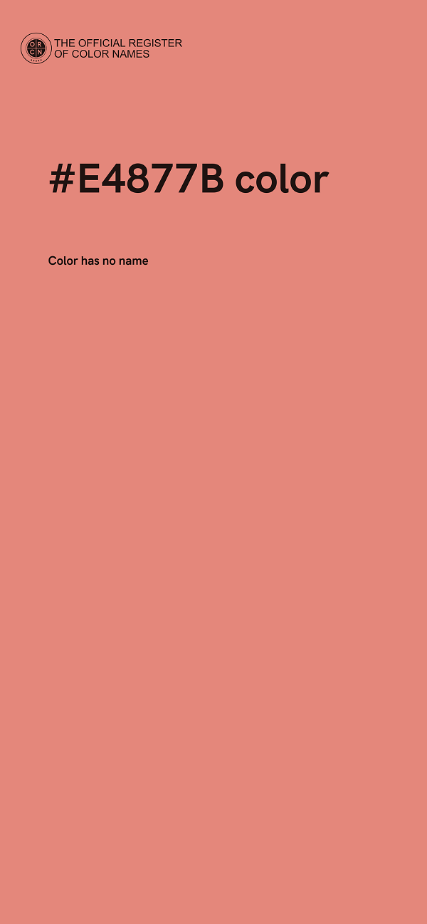 #E4877B color image