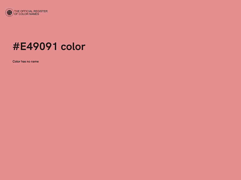 #E49091 color image