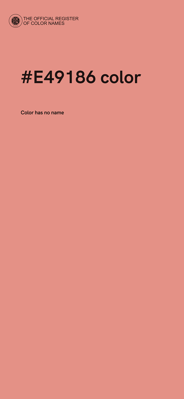 #E49186 color image