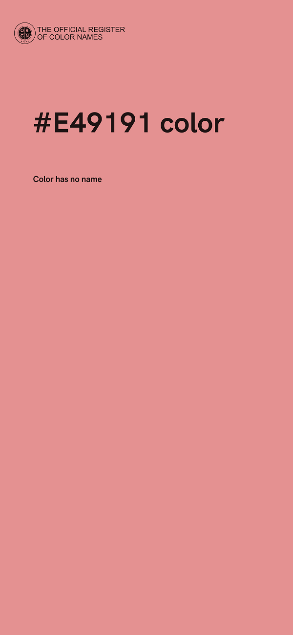 #E49191 color image