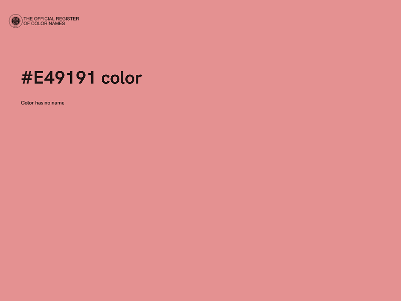 #E49191 color image