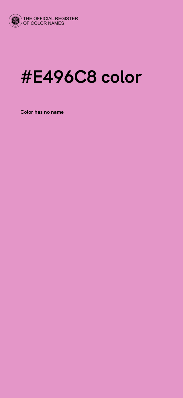 #E496C8 color image