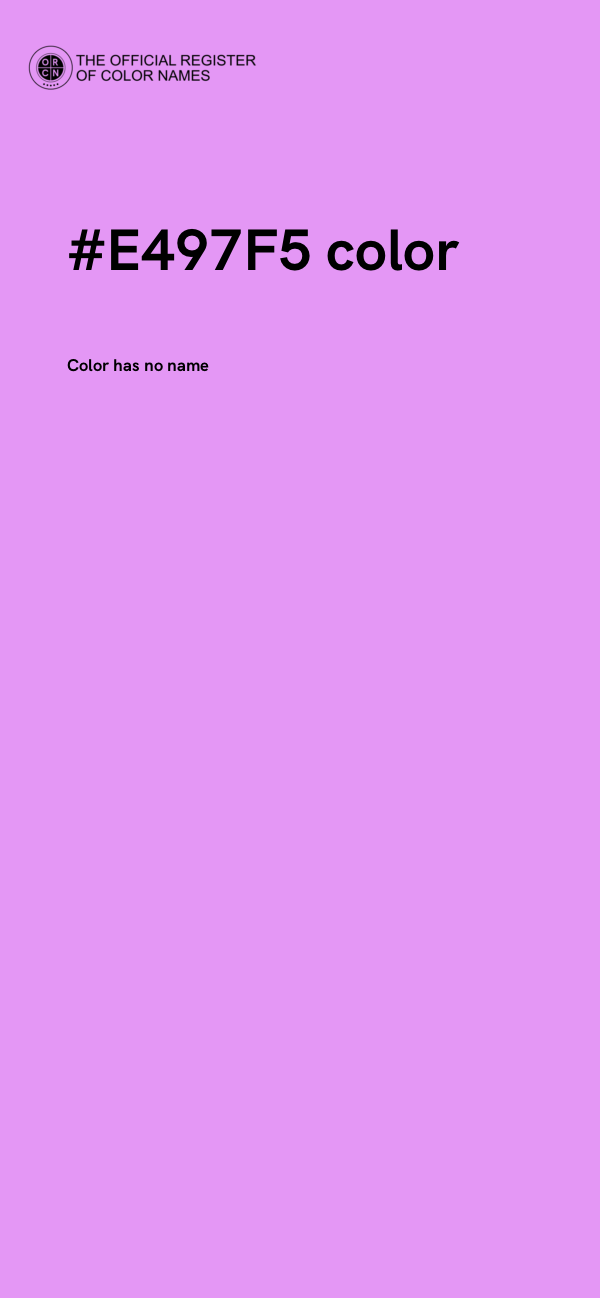 #E497F5 color image