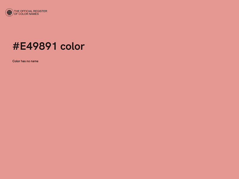 #E49891 color image