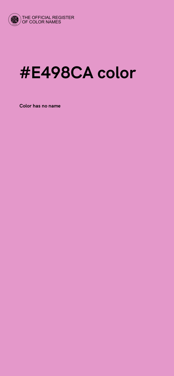 #E498CA color image