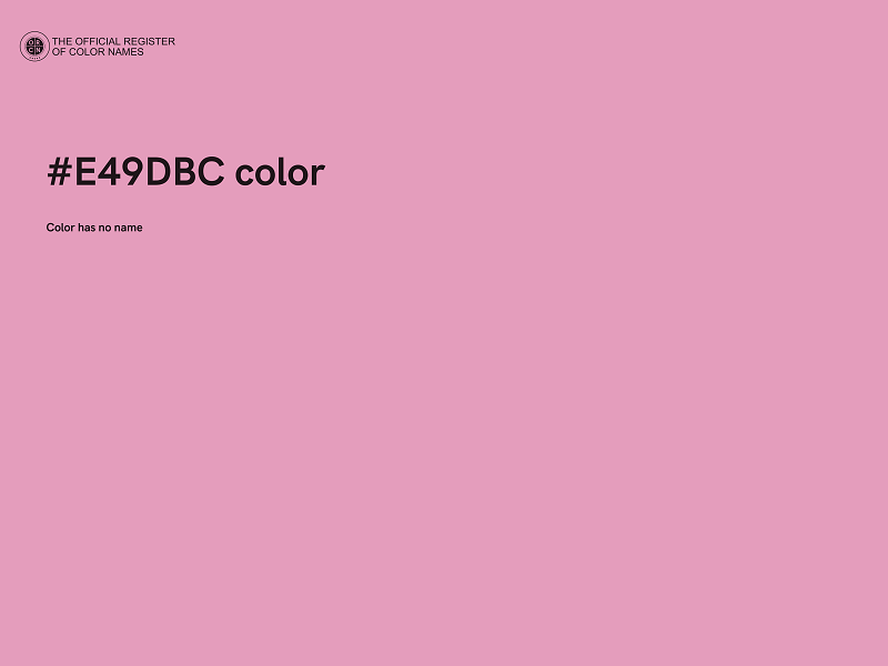 #E49DBC color image