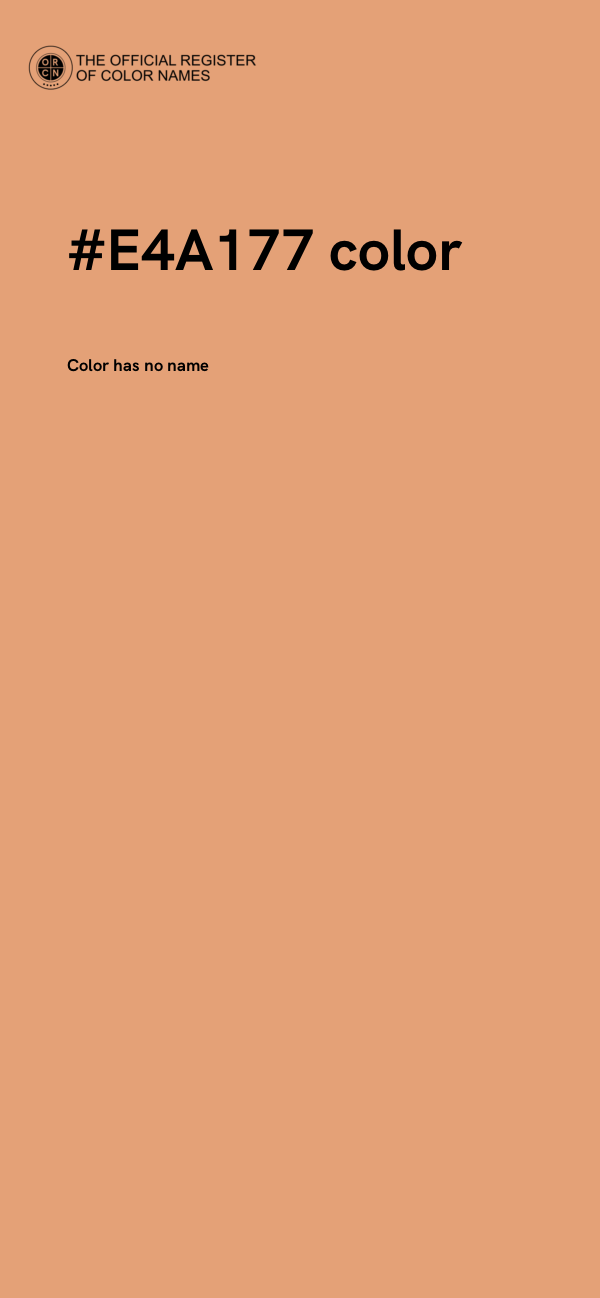 #E4A177 color image