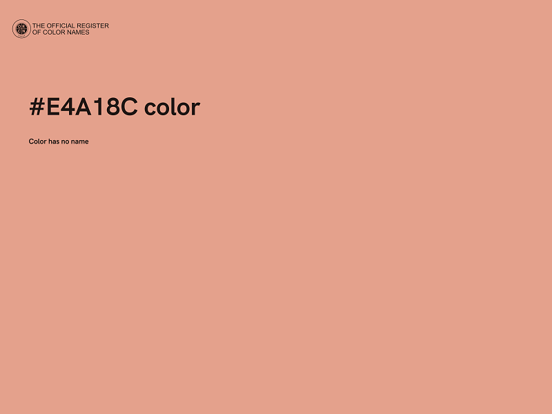 #E4A18C color image