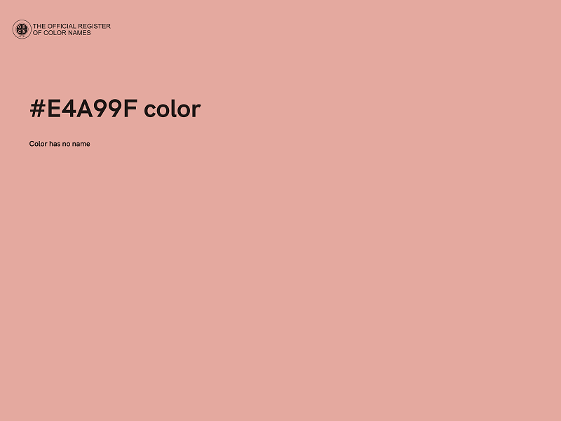 #E4A99F color image