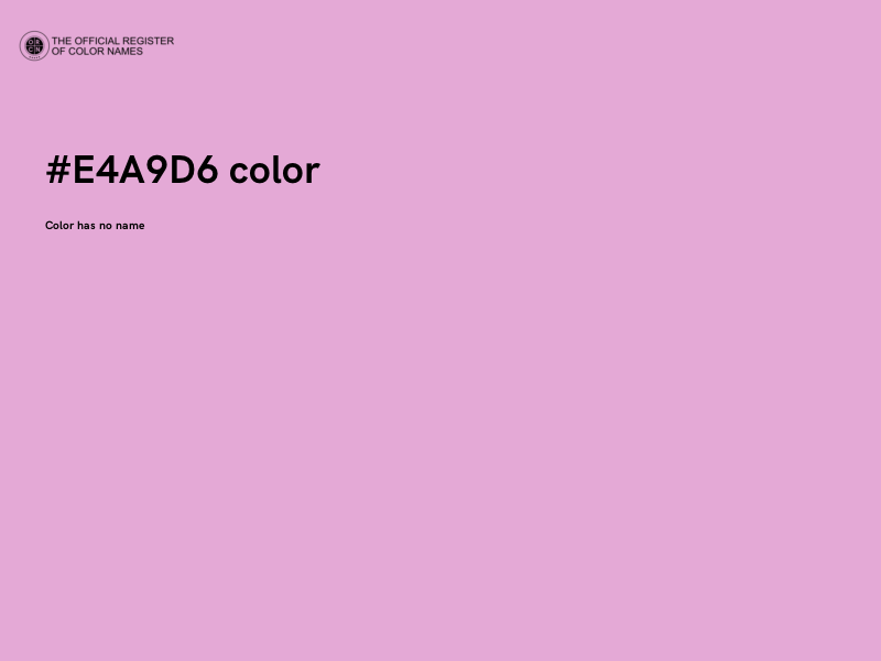 #E4A9D6 color image
