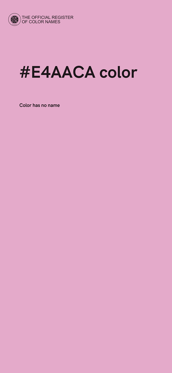 #E4AACA color image