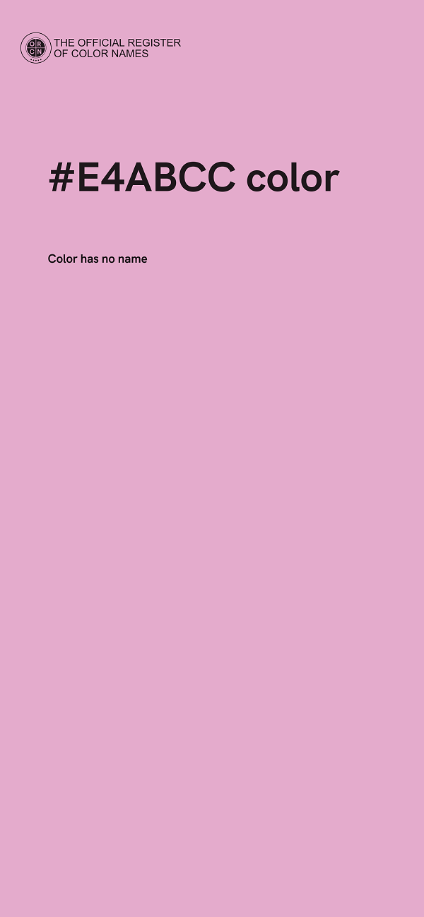 #E4ABCC color image
