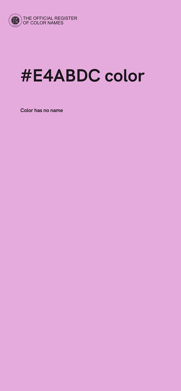 #E4ABDC color image