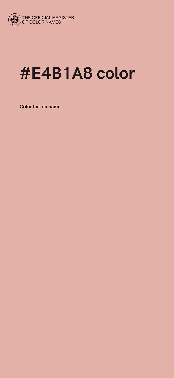 #E4B1A8 color image
