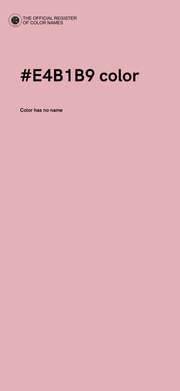 #E4B1B9 color image