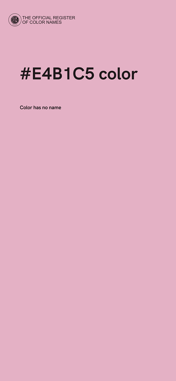 #E4B1C5 color image